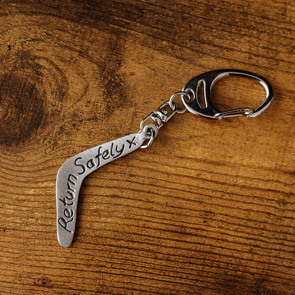 Boomerang keyring in a cute pouch!