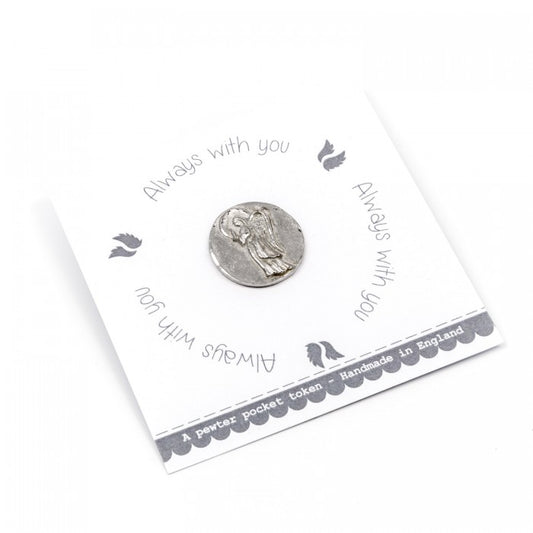 Always with you - Angel coin keepsake