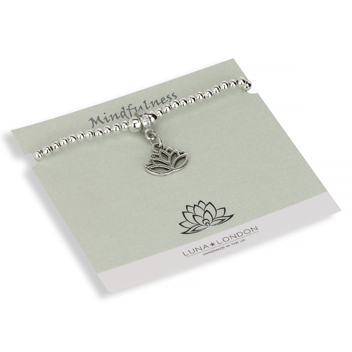 Lotus mindfulness stretch bracelet