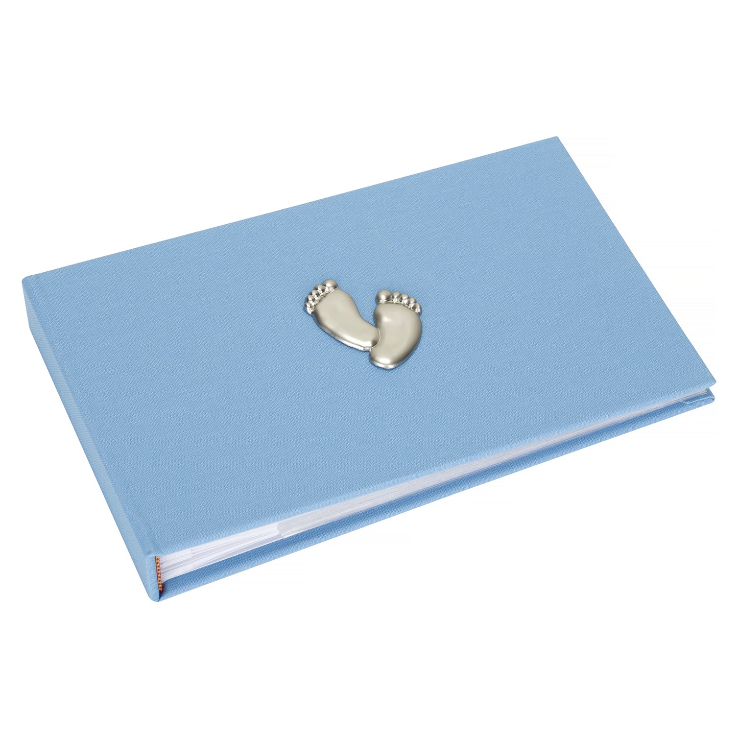 Baby footprint photo albums in Pink, Blue and White