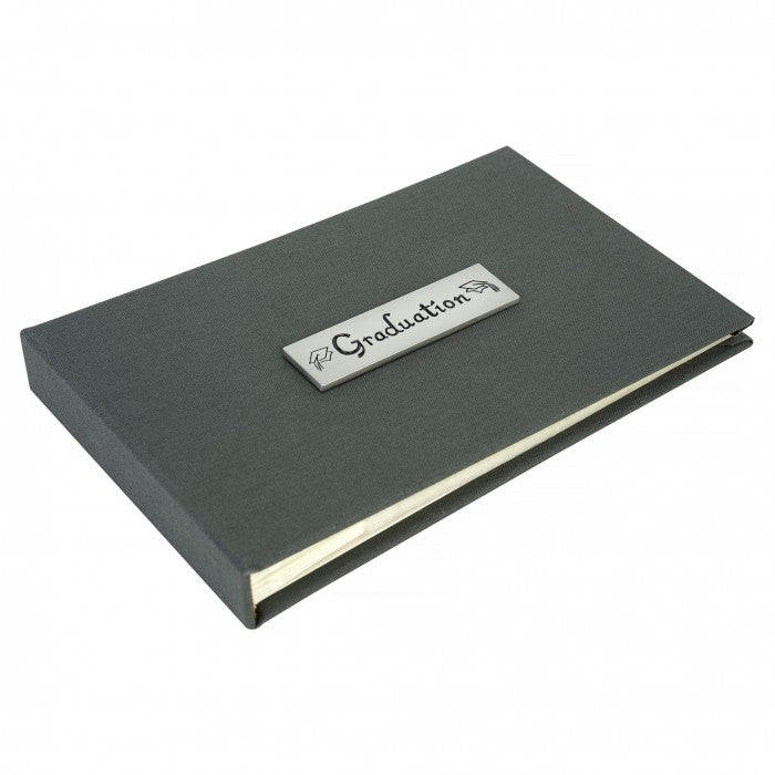 Graduation smart grey or white photo album (Holds 40 6x4 inch photos)