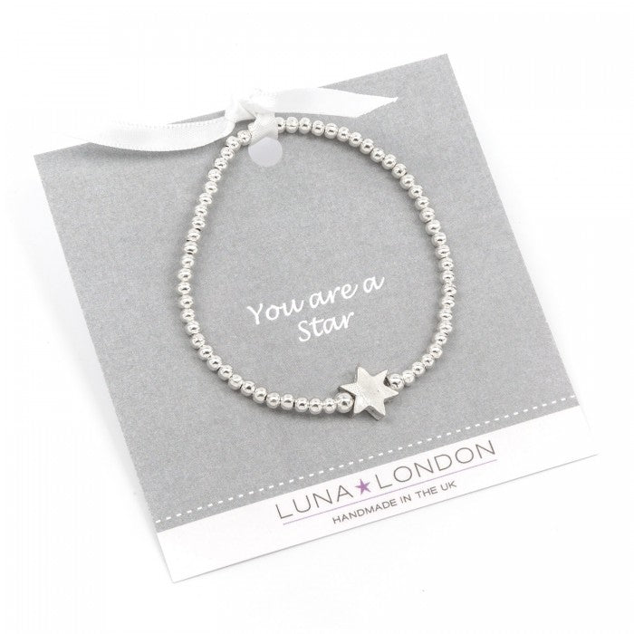 You are a star - stretch bead bracelet!