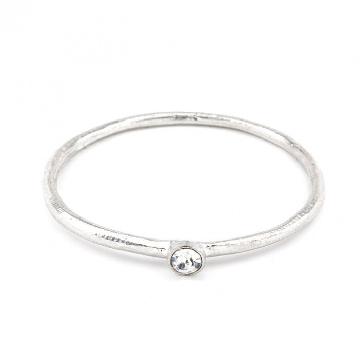 A range of Hammered pewter bangles in stunning colours