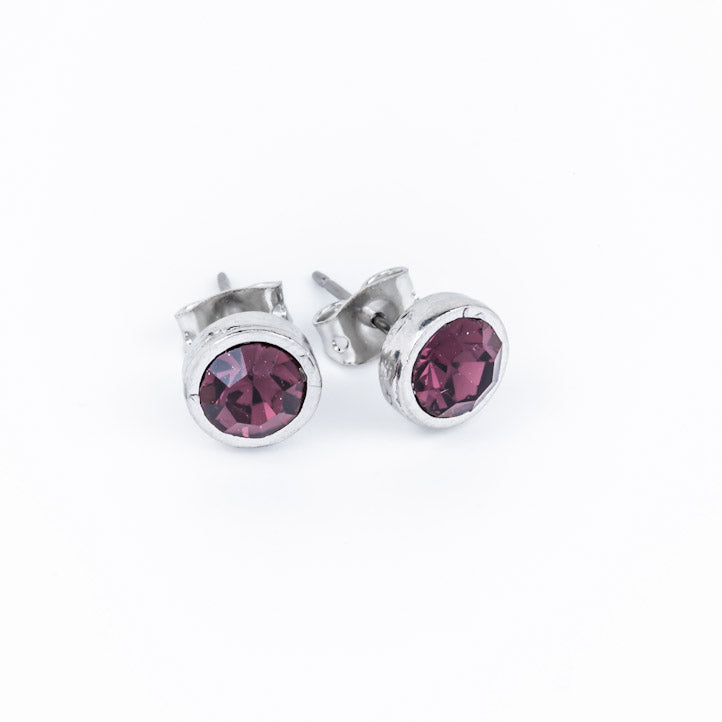 Sparkly stud earrings by Luna London