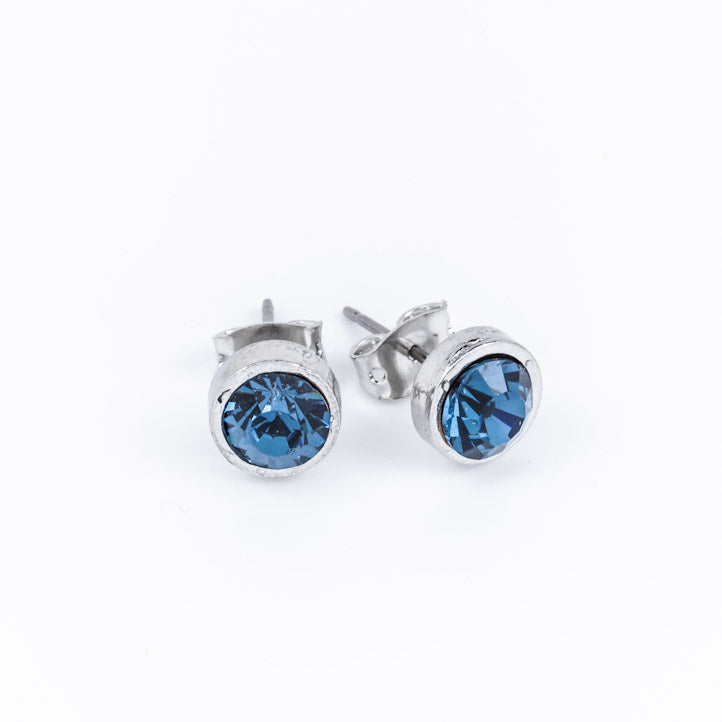 Sparkly stud earrings by Luna London