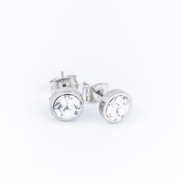 Sparkly stud earrings by Luna London