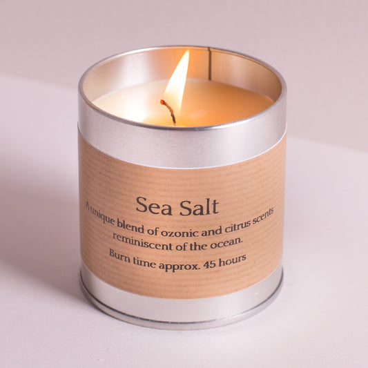 Sea Salt - Soy wax candle tin