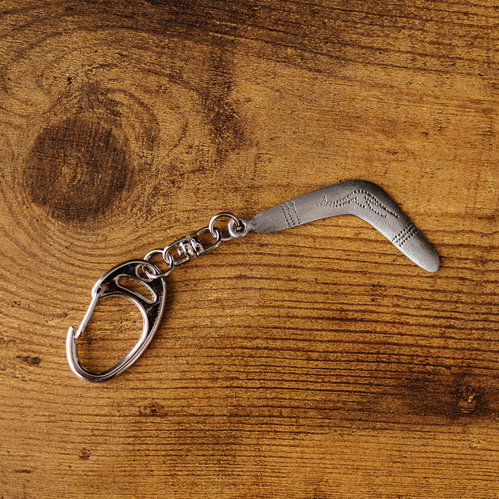 Boomerang keyring in a cute pouch!
