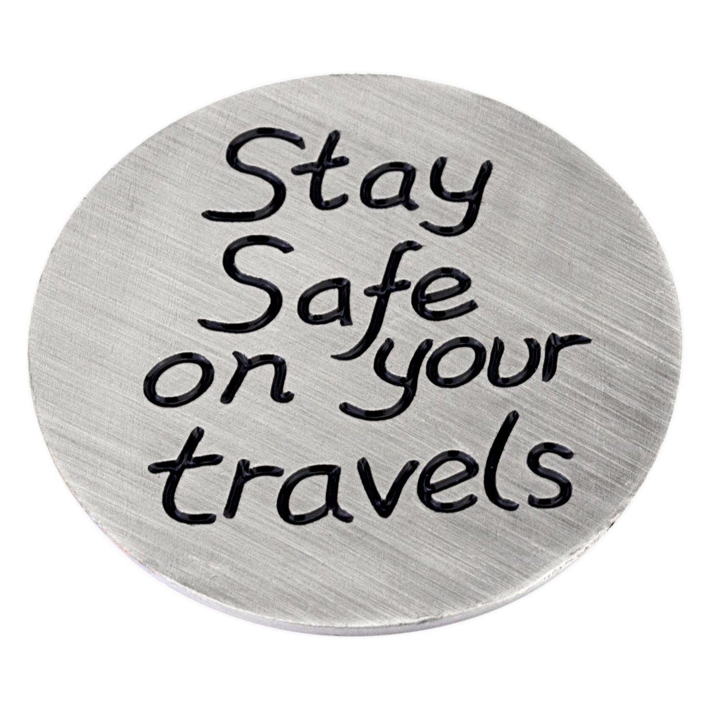 Travel Safely Compass Token on smart gift card