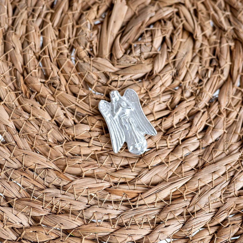 Guardian pewter pocket angel in cute gift box