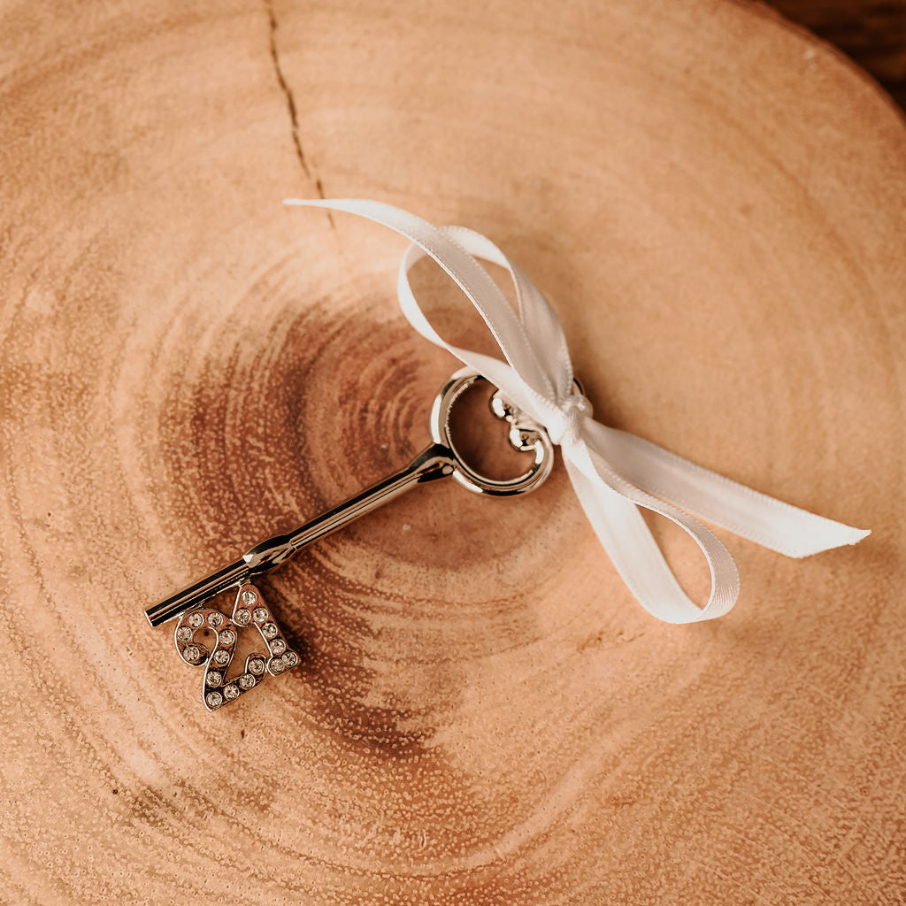A personalised shiny '21' metal key for a 21st Birthday celebration!