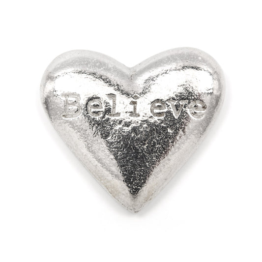Believe Pewter keepsake pebble