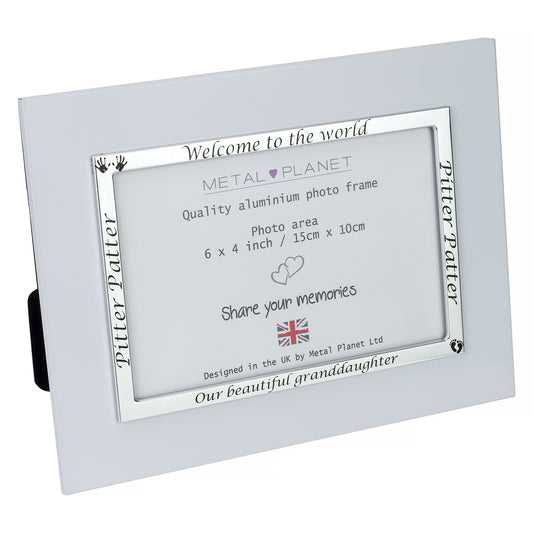 Our beautiful granddaughter - Aluminium photo frame