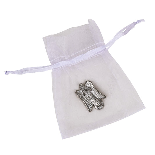 Beautiful pewter pocket Angels - 9 designs