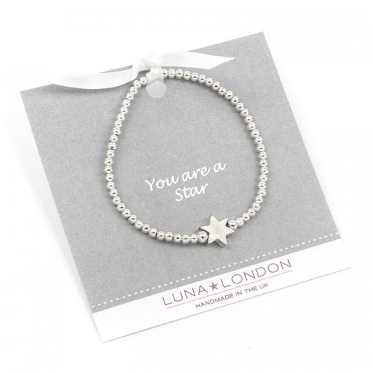 You are a star - stretch bead bracelet!