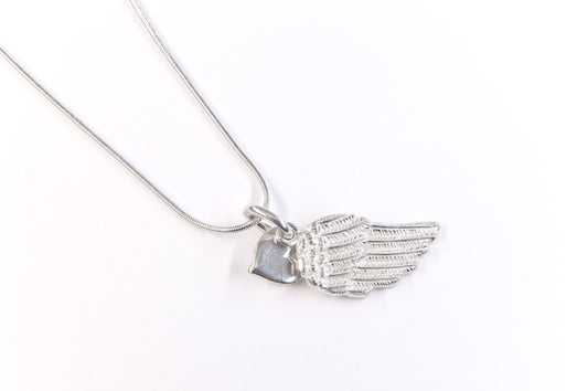 Angel wing duo necklace by Luna London