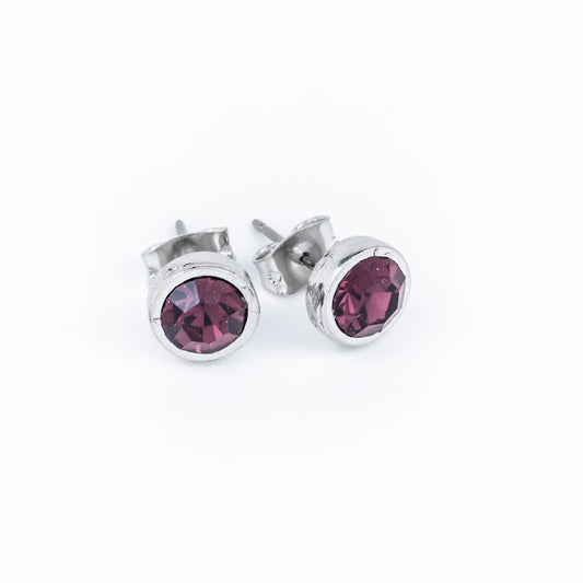 Sparkly stud earrings by Luna London