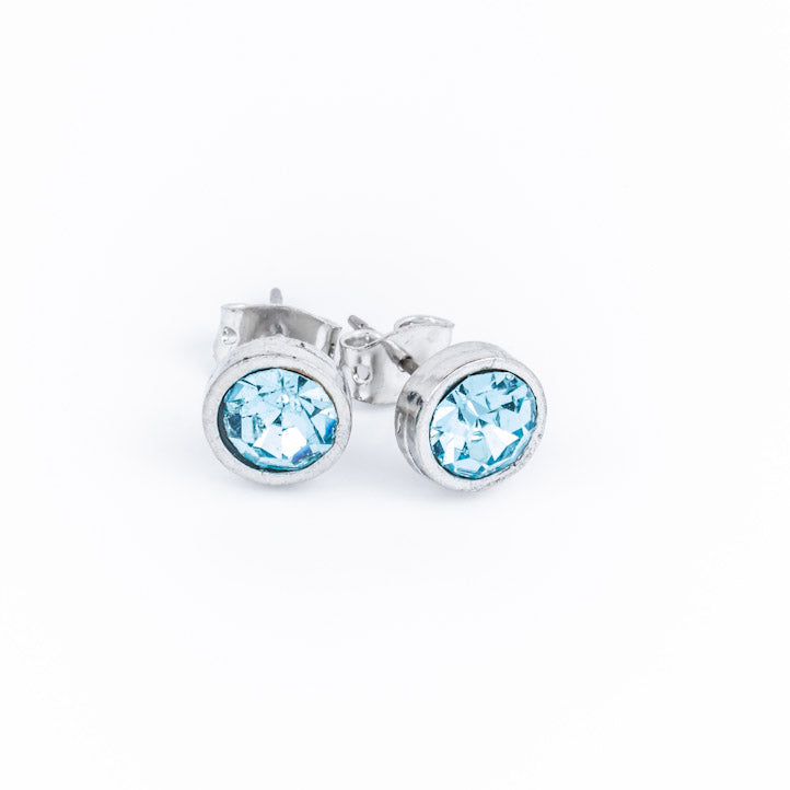 Sparkly stud earrings by Luna London