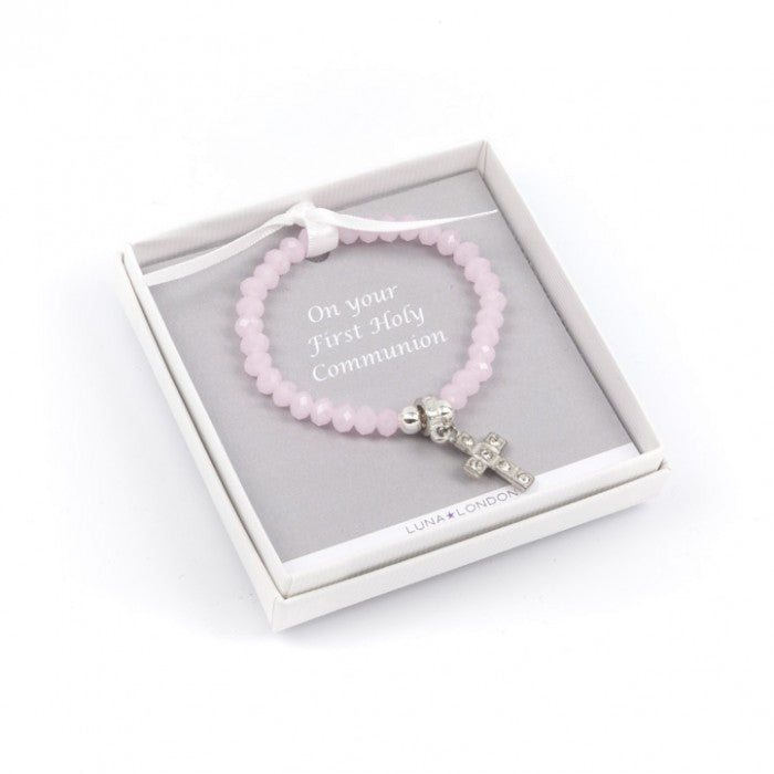 First Holy Communion pearlescent bracelet gift